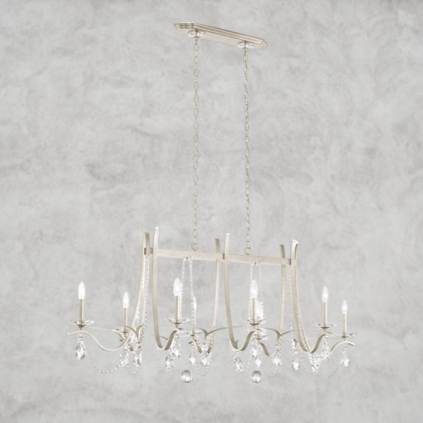 Vesca Long Chandelier 58 inch
