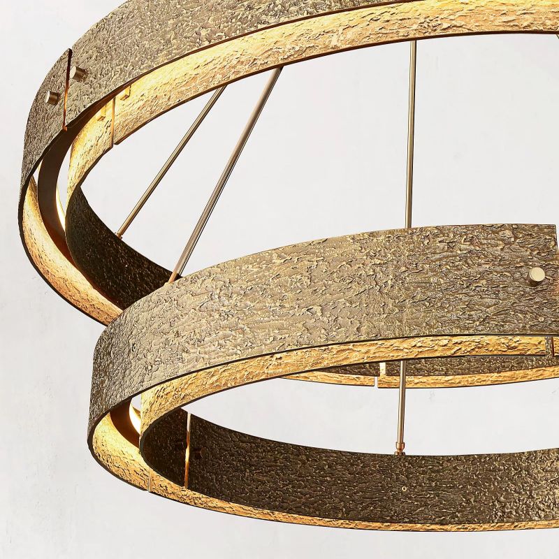 Vilary 2 - tier Round Chandelier 60" - GILDLAMPS
