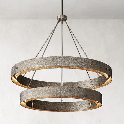 Vilary 2 - tier Round Chandelier 60" - GILDLAMPS