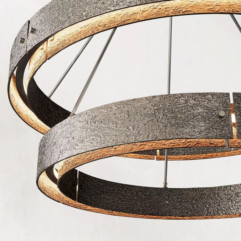 Vilary 2 - tier Round Chandelier 60" - GILDLAMPS
