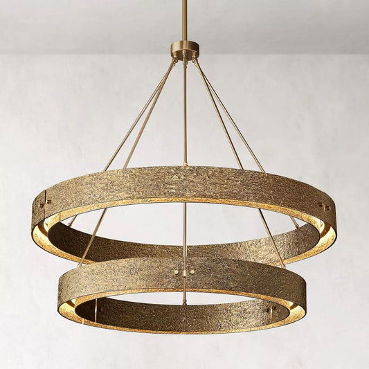 Vilary 2 - tier Round Chandelier 60" - GILDLAMPS