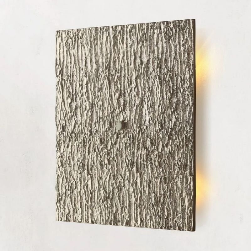 Vilary Square Sconce Solid Brass Wall Light Fixture - GILDLAMPS