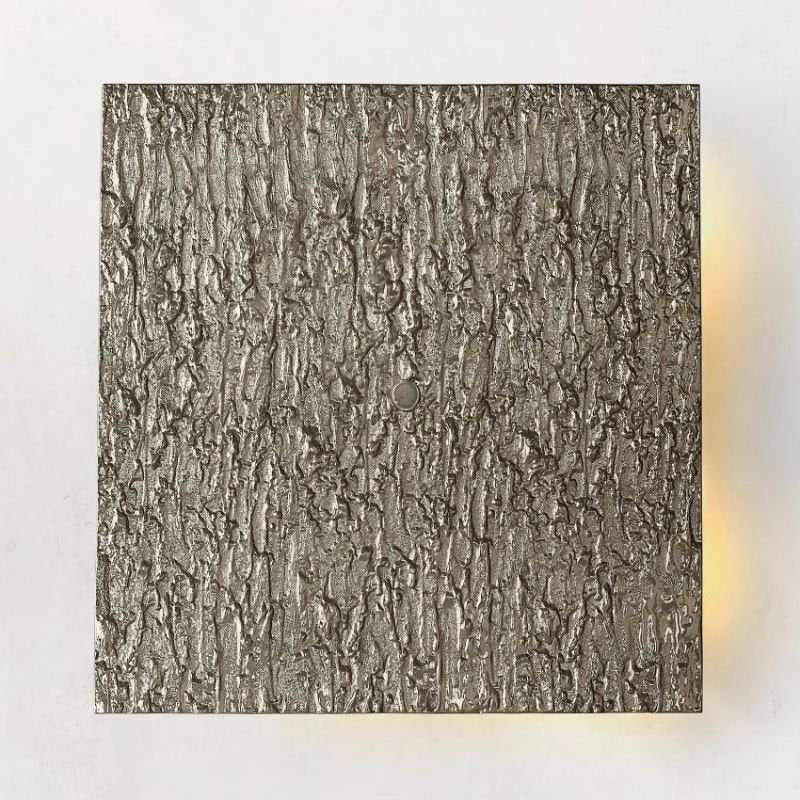 Vilary Square Sconce Solid Brass Wall Light Fixture - GILDLAMPS