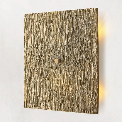 Vilary Square Sconce Solid Brass Wall Light Fixture - GILDLAMPS