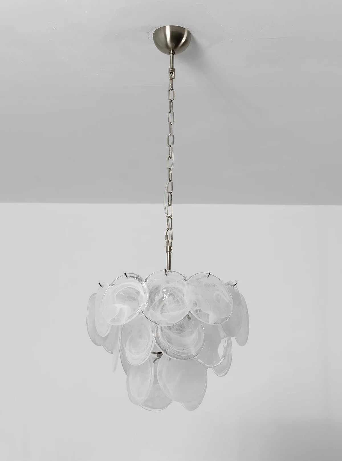 Retro Glass Disc Chandelier