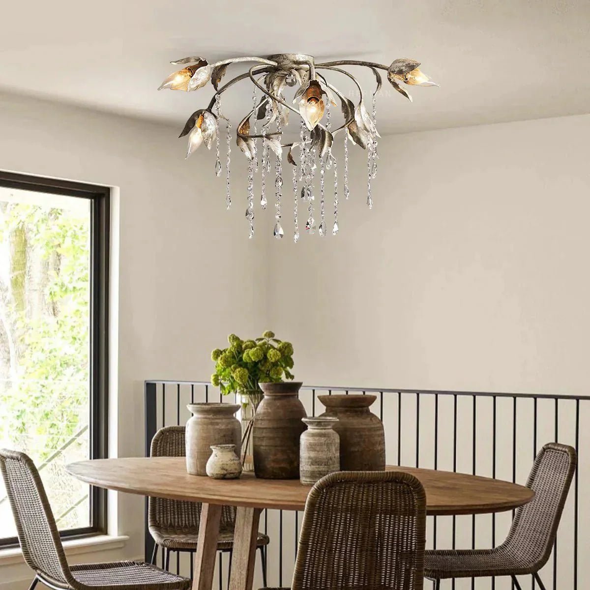Viticcia Flushmount 24''32'' - GILDLAMPS