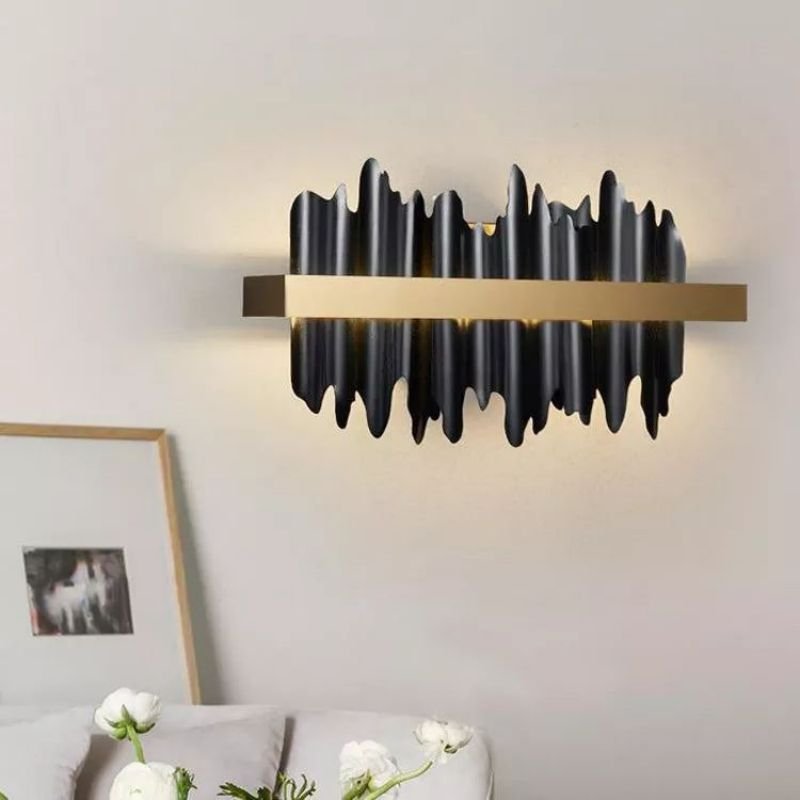 Wave Modern Sculpture Wall Sconce - GILDLAMPS