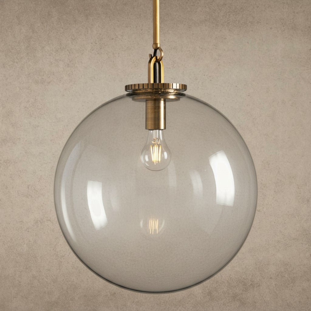 Wescott Globe Pendant with Rod