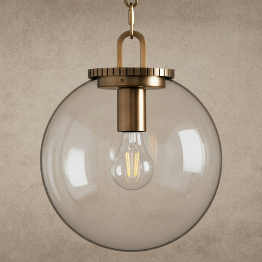 Wescott Globe Pendant with Chain - GILDLAMPS