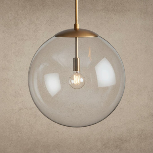 Wescott XL Globe Pendant with Rod - GILDLAMPS