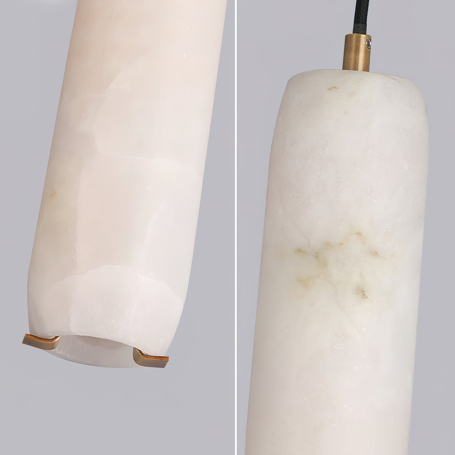 Wrenna Alabaster Flute Wall Lamp - GILDLAMPS
