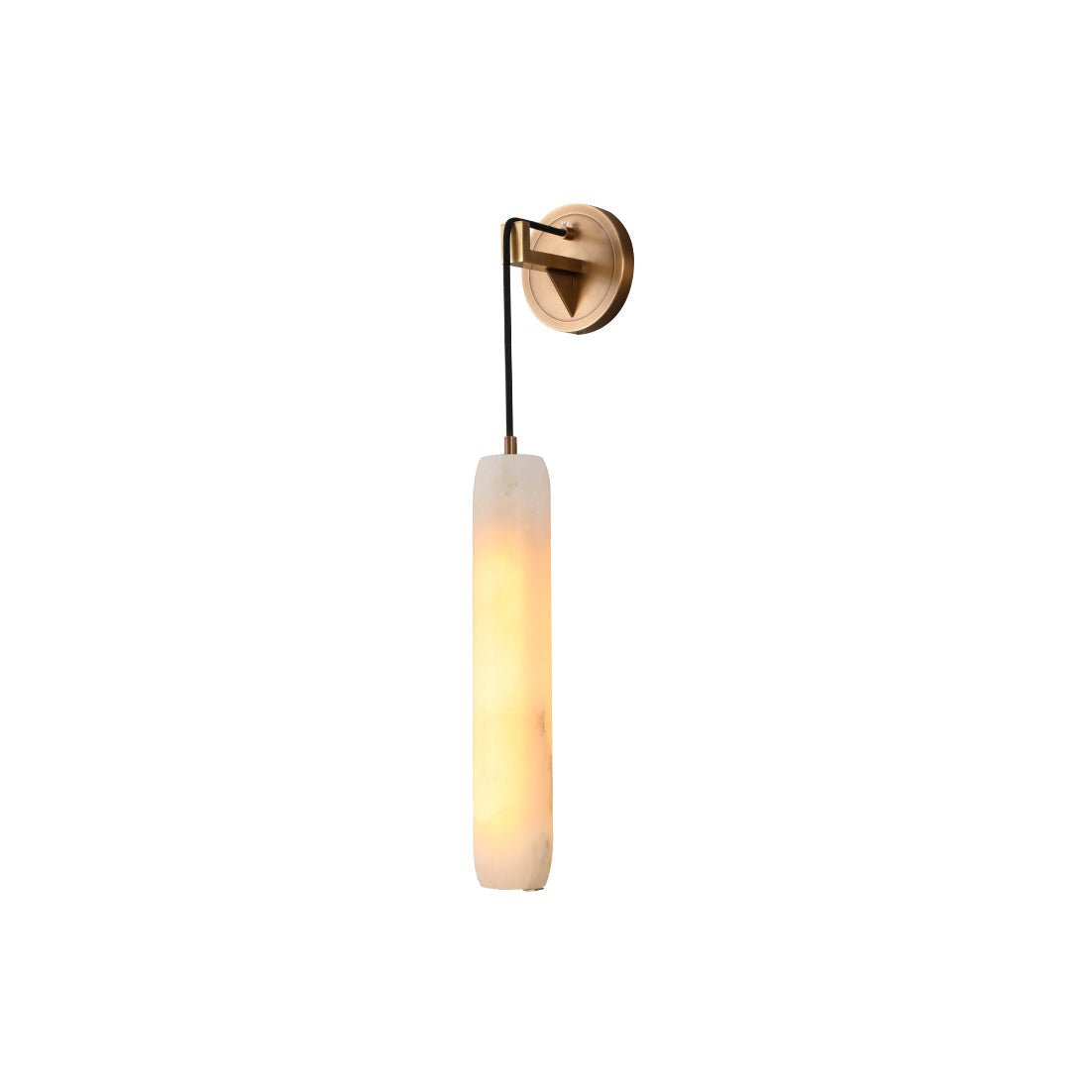 Wrenna Alabaster Flute Wall Lamp - GILDLAMPS