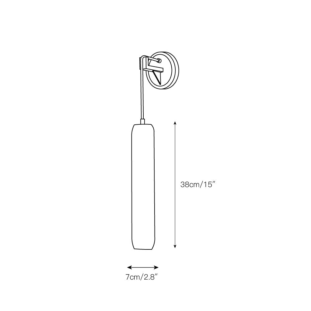 Wrenna Alabaster Flute Wall Lamp - GILDLAMPS