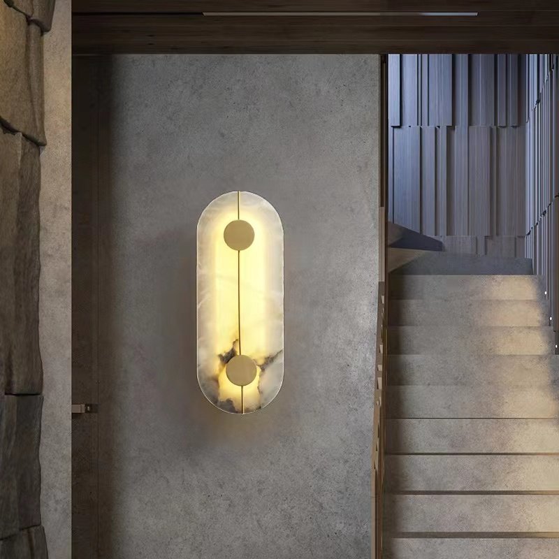 Yohana Alabaster Wall Sconce - GILDLAMPS