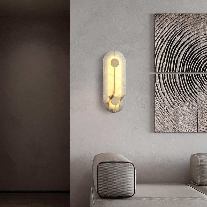 Yohana Alabaster Wall Sconce - GILDLAMPS