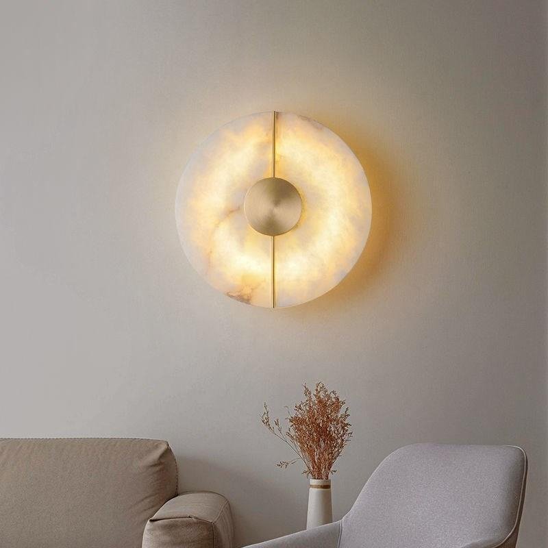 Yohana Alabaster Wall Sconce - GILDLAMPS