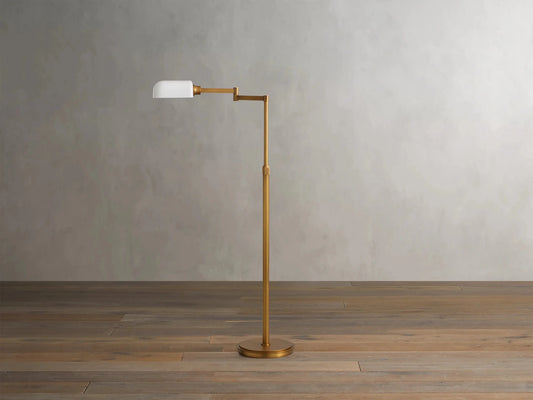 Zayd Swing Arm Floor Lamp - GILDLAMPS